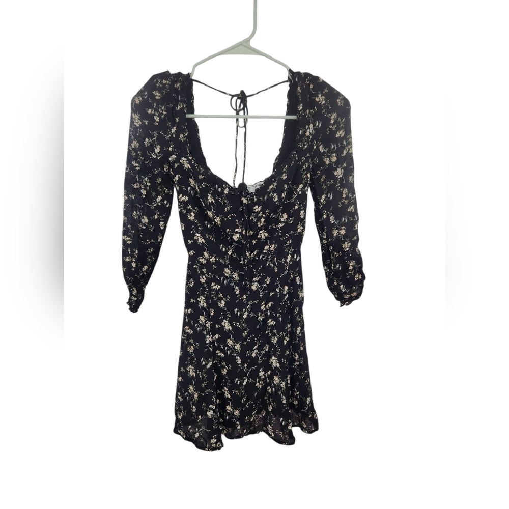 Reformation Remi Floral Mini Dress‎ 0 - Picture 2 of 6